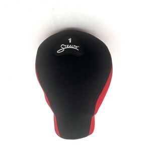 Stealth Black&Red Driver Head Cover